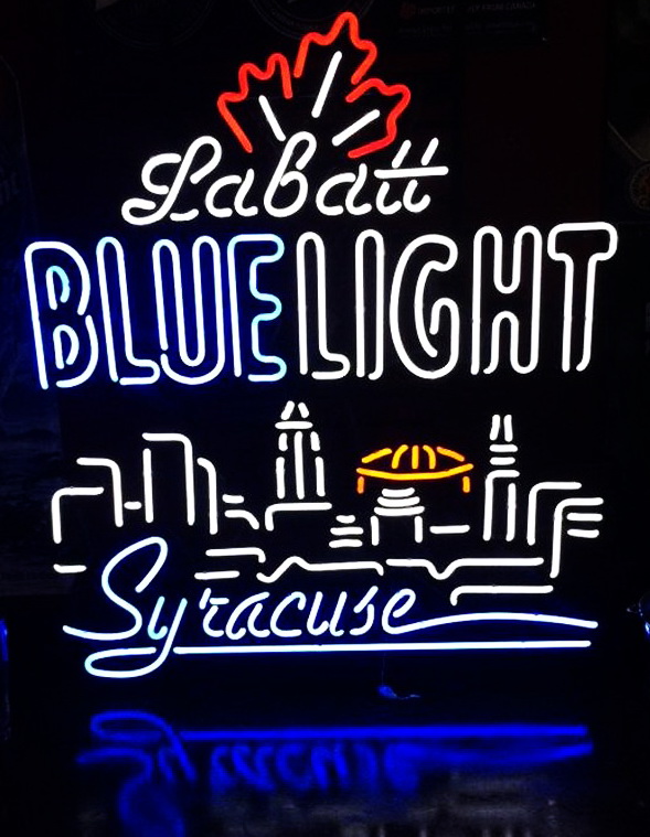 Labatt Blue Light Syracuse Neon Sign